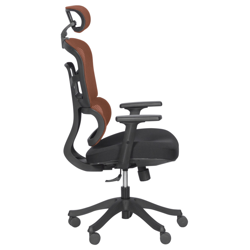 Ергономичен офис стол Carmen 7582 оранжев-черен